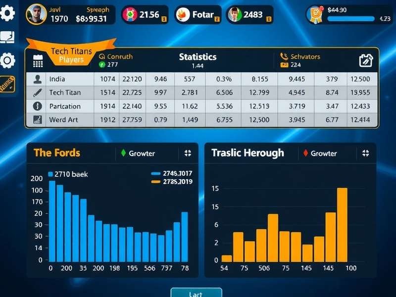 Tech Titans India player statistics and growth chart